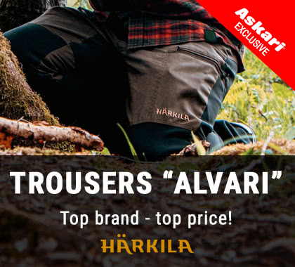 Härkila hunting pants Alvari! Exclusively only at Askari! Store now! Only while stocks last!
