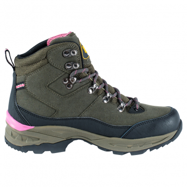 Almwalker Outdoorboots Ventura Pro Damen (Oliv/Schwarz/Rosa)