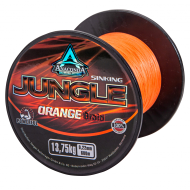Anaconda Jungle Orange Fast Sinking Braid (600 m)