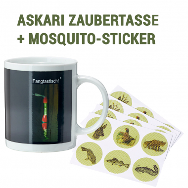Askari Zaubertasse + Anti-Mosquito Sticker
