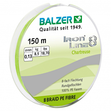 Balzer Angelschnur Iron Line 8 (chartreuse)