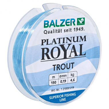 Balzer Angelschnur Platinum Royal Trout (blau)