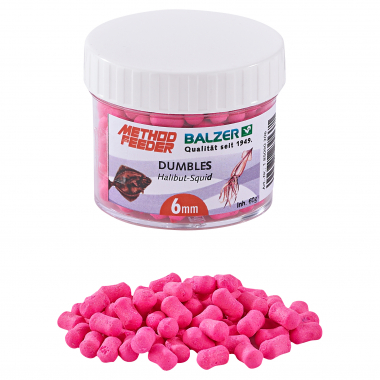 Balzer Method Feeder Dumbbells (pink, heilbutt-tintenfische)