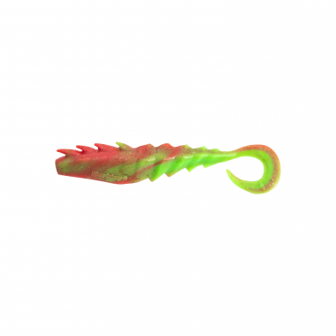 Berkley Gulp!® Nemesis Prawn Curl Tail (Nuclear Chicken)