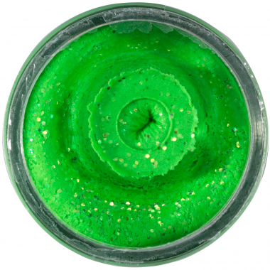 Berkley PowerBait® Sinking Glitter Trout Dough (Spring/Lime Glitter) 