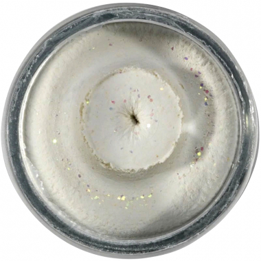 Berkley PowerBait® Sinking Glitter Trout Dough (White Glitter) 
