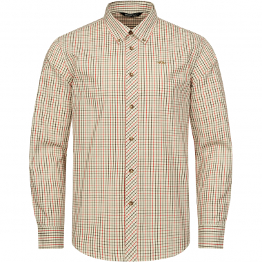 Blaser Hemd Tristan 22 Herren (Beige/Rot Kariert)