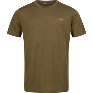Blaser Herren Merino Base Layer T-Shirt 160 LS (dunkel oliv)