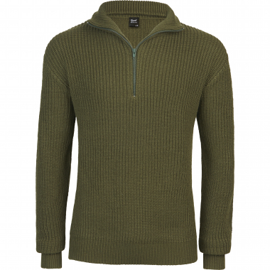 Brandit Marine Pullover Troyer Herren (Olive)