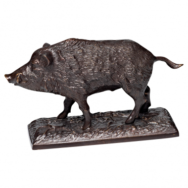 Bronze Skulptur (Wildschwein)