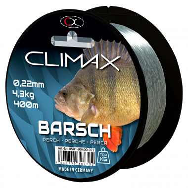 Climax Zielfischschnur Barsch (grau,grün, 400 m)
