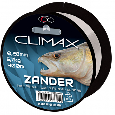 Climax Zielfischschnur Zander (hellgrau)