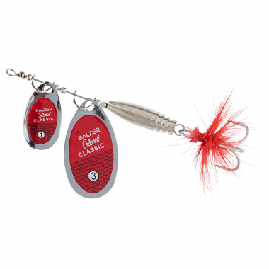 Colonel Balzer Colonel Classic Duo Spinner - Silber mit roter Folie