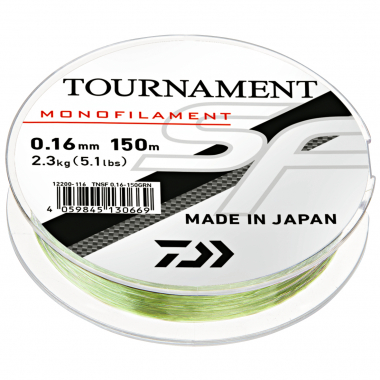 Daiwa Angelschnur Tournament SF Line (150 m, grün transparent)