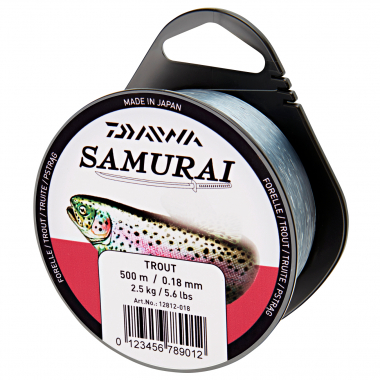 Daiwa Zielfischschnur Samurai Forelle (hellblau, 500 m)