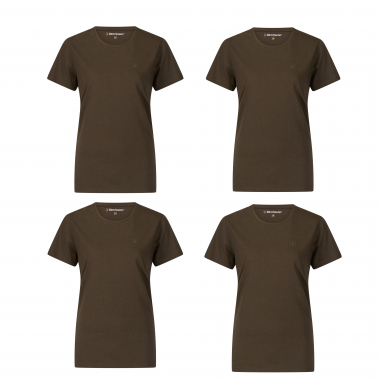 Deerhunter Damen Strykari 4er-Pack T-Shirts Damen (Adventure Green)