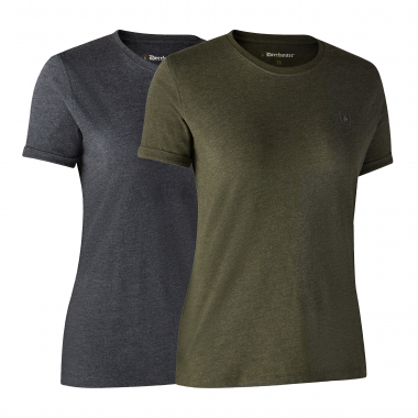 Deerhunter Damen T-Shirt Basic 2er Set