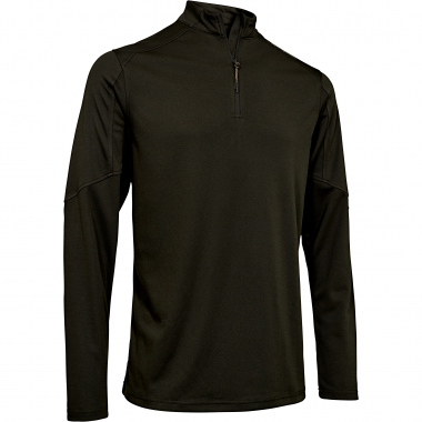 Deerhunter Herren Climate ½-Zip T-Shirt L/S Herren, mit 37.5® Technology (Forest Ember)