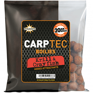 Dynamite Carptec Boilies (Krill & Crayfish/Braun)
