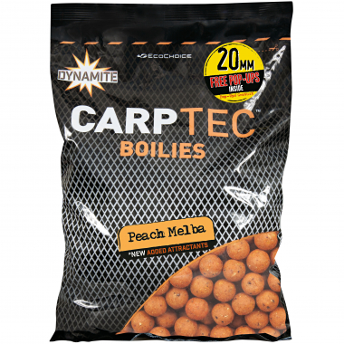 Dynamite Carp-Tec Boilies Peach Melba