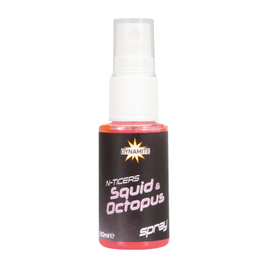 Dynamite N-Ticers Bait Sprays (Squid & Octopus/Pink)