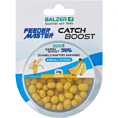 Feedermaster Einfarbige Boilies (Banane)
