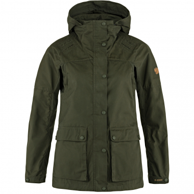 Fjäll Räven Damen Jacke Forest Hybrid (Deep Forest)