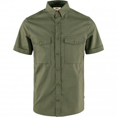 Fjällräven Övik Air Stretch SS Shirt M Herren ( Laurel Green)