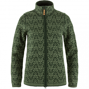 Fjällräven Övik Snow Cardigan W Damen (Deep Forest)