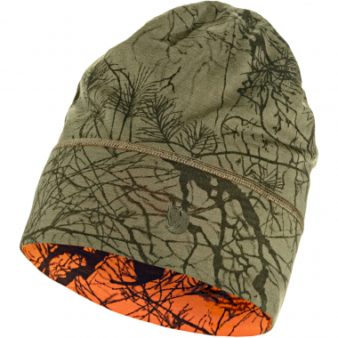 Fjällräven Unisex Lappland Beanie (Green Camo-Orange Multi Camo)