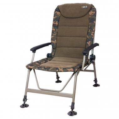 Fox Carp Angelstuhl R3 Camo Recliner Chair