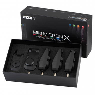 Fox Carp Bissanzeiger Set (4x Mini Micron X inkl. Receiver)