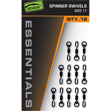 Fox Carp EDGES™ Essentials Spinner Swivels - Size 11