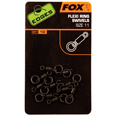Fox Carp Edges™ Flexi Ring Swivel (Größe 11)