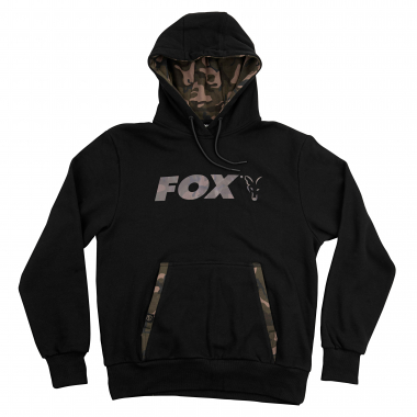 Fox Carp Herren Print Hoodie (black/camo)