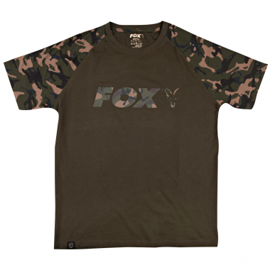 Fox Carp Raglan T-Shirt (khaki/camo)