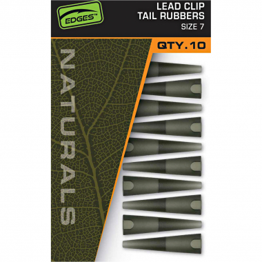 Fox EDGES™ Naturals Lead Clip Tail Rubbers - Size 7