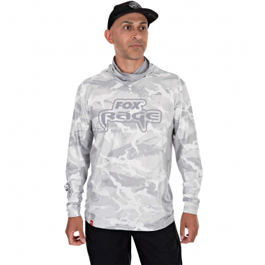 Fox Rage Herren UV Hooded Light Camo Top