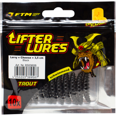 FTM Lifter Lures Larvy, Black