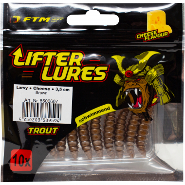 FTM Lifter Lures Larvy, Brown  