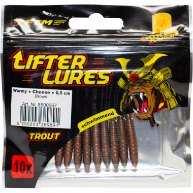 FTM Lifter Lures Wurmy, Brown