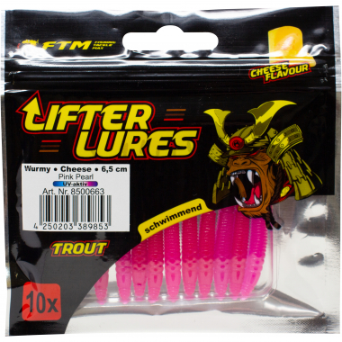 FTM Lifter Lures Wurmy, Pink Pearl