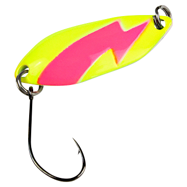 FTM Trout Spoon Spark (2,5 g, Gelb/Pink UV)