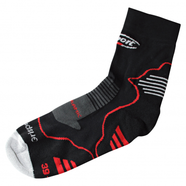 Grisport Unisex Cima 2 Funktionssocken Unisex, kurz (Black/Grey/Red)