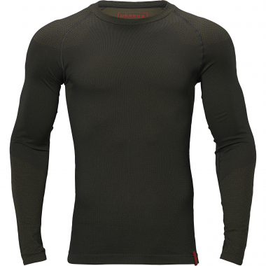 Härkila Base Active L/S O-Neck Longsleeve Unisex (Dark Willow Green)