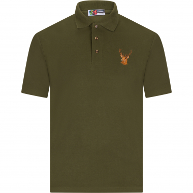 il Lago Basic Unisex Polo-Shirt Rothirsch (Erwachsene)