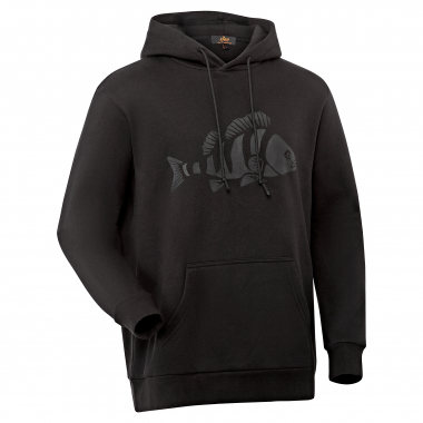 il Lago Prestige Catch & Wear Hoodie "Barsch" Herren (Schwarz)
