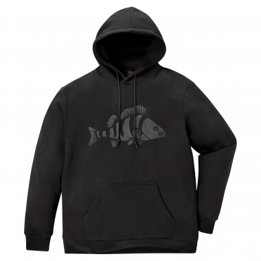 il Lago Prestige Catch & Wear Hoodie "Barsch" Herren (Schwarz)