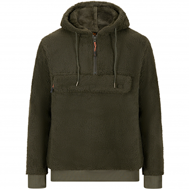 il Lago Prestige Faserpelz-Hoodie Skorgeura Herren (Oliv)