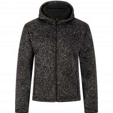 il Lago Prestige Herren Teddy Strickfleece Jacke Spirit